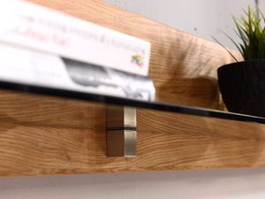 Miniaturka 1 - Półka wisząca dębowa zbliżenie SAKURO