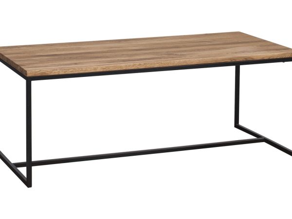 Ława industrialna na czarnych nóżkach LAGOS