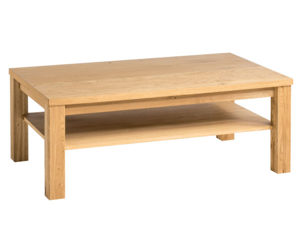 Nowoczesna ława dąb craft z dolną półką