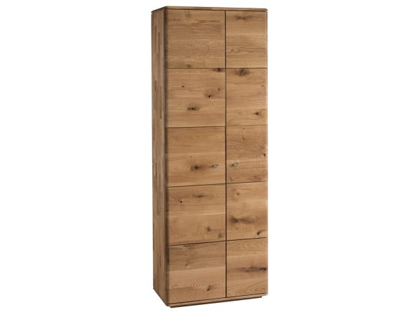 Szafa drewniana do przedpokoju białe tło MASERI