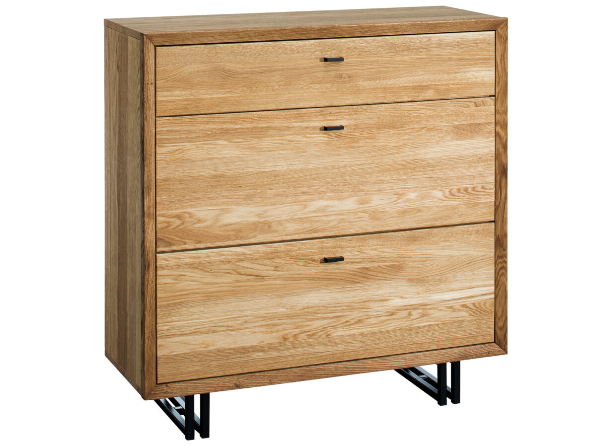 Drewniana szafka na buty do przedpokoju Toledo