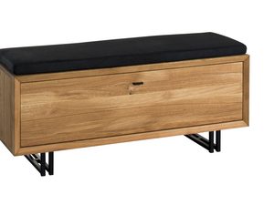 Miniaturka 3 - Drewniana szafka na buty z siedziskiem TOLEDO