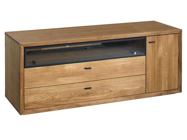 Szafka RTV z drewna TOLEDO