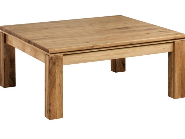 Stolik kawowy z drewnianymi nogami Akita