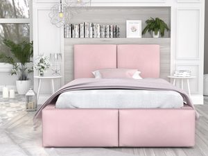 Miniaturka 15 - Łóżko młodzieżowe pastelowy róż aranżacja 120x200 TORRES