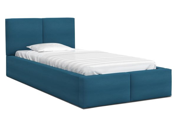 Łóżko młodzieżowe turkusowe 120x200 TORRES