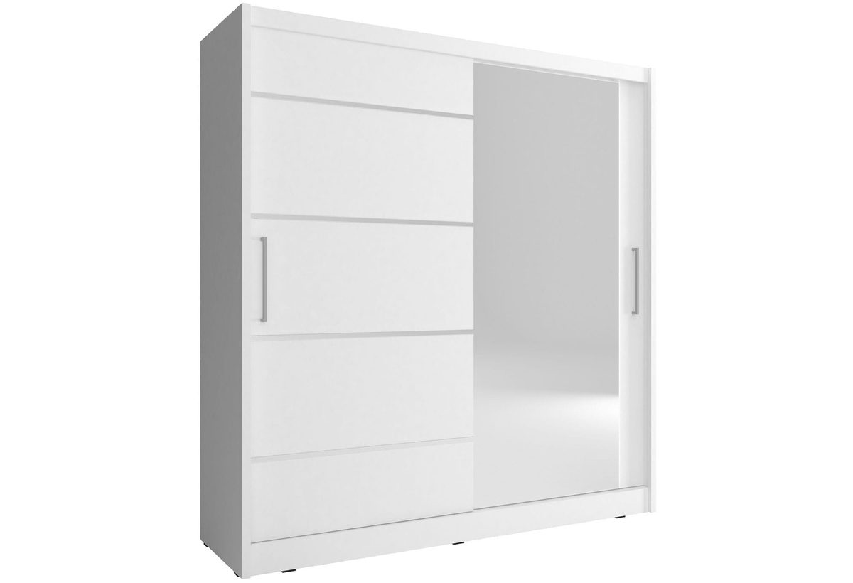 Szafa przesuwna na ubrania ALVERA I ALU 180cm