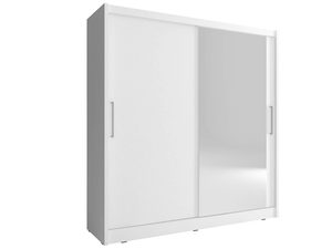 Miniaturka 2 - Szafa na ubrania biała ALVERA I 180cm