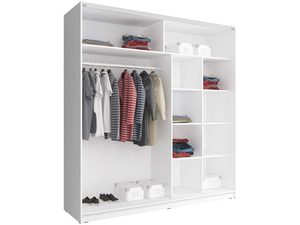 Miniaturka 5 - Pojemna szafa z naturalnego drewna do eleganckich wnętrz