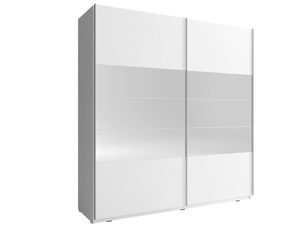 Miniaturka 2 - Dwudrzwiowa szafa przesuwna biała GAYA I 150cm