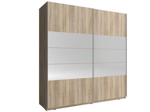 Miniaturka 1 - Dwudrzwiowa szafa przesuwna dąb sonoma GAYA I 150cm