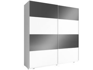 Miniaturka 4 - Ekstrawagancka szafa na ubrania grafit-biel 6 GAYA MULTI 200cm