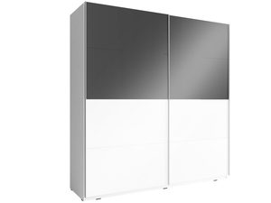 Miniaturka 13 - Ekstrawagancka szafa na ubrania grafit-biel 2 GAYA MULTI 200cm