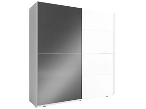 Miniaturka 15 - Praktyczna szafa z przesuwnymi drzwiami i geometrycznymi frontami