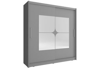 Miniaturka 2 - Szafa ubraniowa grafit ALVERA VII 200cm