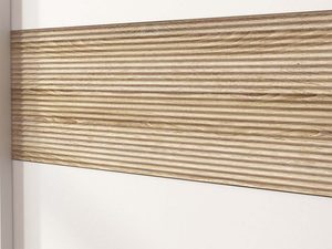 Miniaturka 4 - Biała szafa na ubrania z drewnianymi akcentami