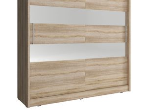 Miniaturka 6 - Szafa przesuwana drewniana białe tło 180cm ALVERA II