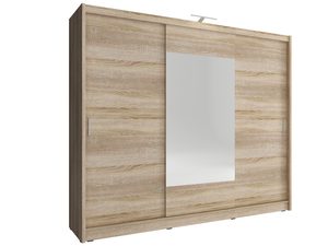 Miniaturka 2 - Duża szafa ubraniowa dąb sonoma SIMENA 250cm