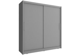 Miniaturka 2 - Pojemna szafa ubraniowa grafit SIMENA 200cm