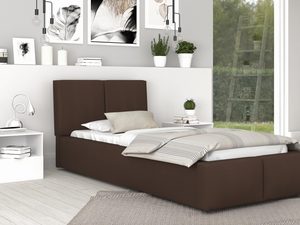 Miniaturka 20 - Młodzieżowe łóżko brąz aranżacja 90x200 TORRES