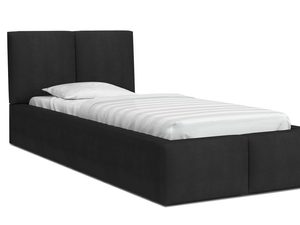 Miniaturka 7 - Młodzieżowe łóżko czarne 90x200 TORRES