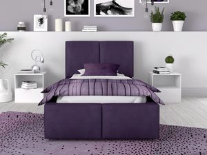 Miniaturka 15 - Młodzieżowe łóżko fiolet aranżacja 90x200 TORRES