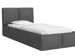 Miniaturka 1 - Młodzieżowe łóżko grafit 90x200 TORRES