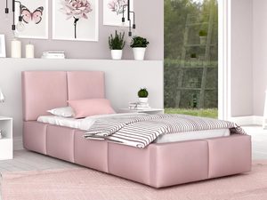 Miniaturka 14 - Młodzieżowe łóżko pastelowy róż aranżacja 90x200 TORRES