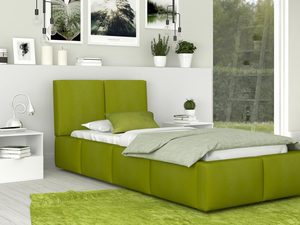 Miniaturka 12 - Młodzieżowe łóżko zielone aranżacja 90x200 TORRES