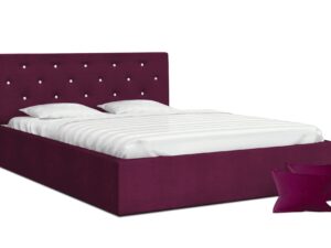 Miniaturka 13 - Łóżko dwuosobowe wiśniowe FRESCO