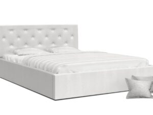 Miniaturka 8 - Łóżko dwuosobowe białe FRESCO