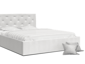 Miniaturka 8 - Łóżko dwuosobowe białe FRESCO