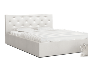 Miniaturka 11 - Łóżko dwuosobowe kremowe FRESCO