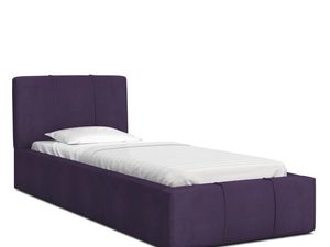 Miniaturka 4 - Łóżko podwójne fiolet 90x200 YUNA