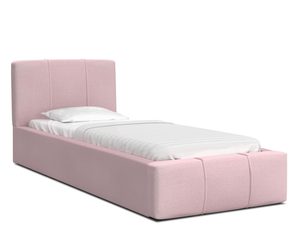 Miniaturka 3 - Łóżko podwójne pudrowy róż 90x200 YUNA