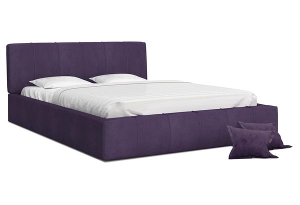 Łóżko podwójne fiolet YUNA