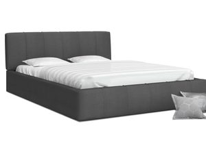 Miniaturka 1 - Łóżko podwójne grafit YUNA