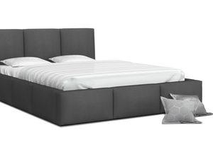 Miniaturka 6 - Łóżko tapicerowane grafit 140x200 TORRES