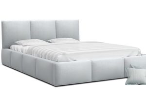 Miniaturka 9 - Łóżko tapicerowane jasny szary140x200 TORRES