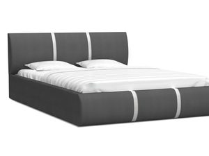 Miniaturka 3 - Łóżko do sypialni grafit-biały EMILY