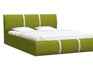 Miniaturka 1 - Łóżko do sypialni oliwkowo-białe EMILY