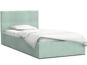 Miniaturka 8 - Pojedyncze łóżko miętowe 120x200 RUBY