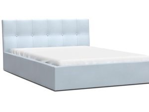 Miniaturka 14 - Dwuosobowe łóżko biękit 140x200 RUBY