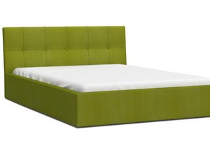 Miniaturka 18 - Dwuosobowe łóżko oliwkowe 140x200 RUBY