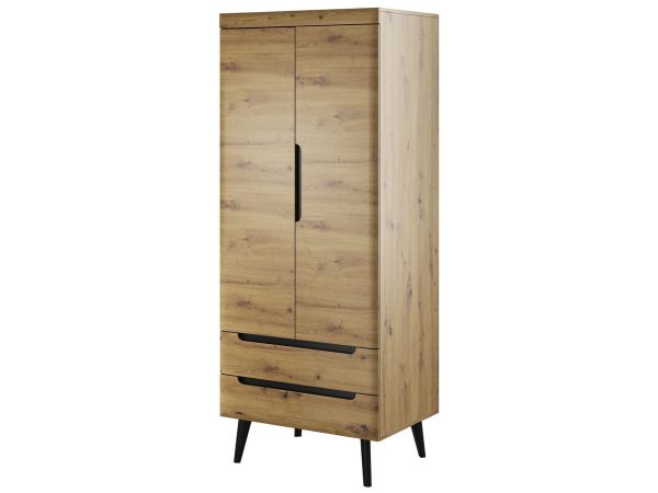 Atrakcyjna dwudrzwiowa szafa BASTIEN