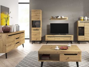 Miniaturka 3 - Skandynawskie meble do salonu aranżacja BASTIEN