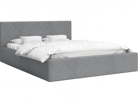 Tapicerowane łóżko z pojemnikiem 90x200 CARO
