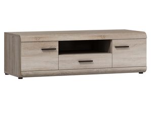 Miniaturka 2 - Szafka RTV w stylu minimalistycznym z dekoracyjnymi uchwytami