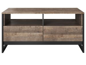 Miniaturka 4 - Szafka RTV z dwoma otwartymi przestrzeniami – styl loftowy