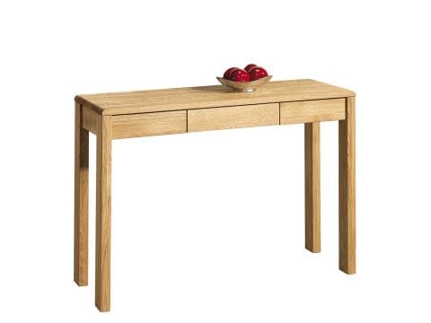 Toaletka biurko drewniana białe tło